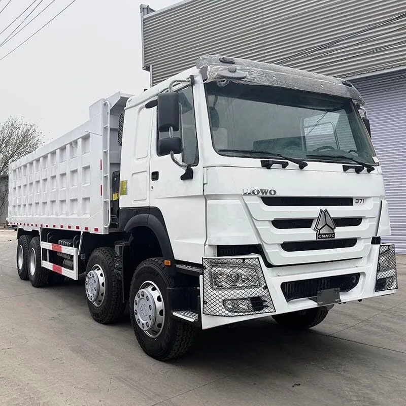 Used 8x4 dump truck HOWO SHACMAN 12-wheeler tipper for Africa export
