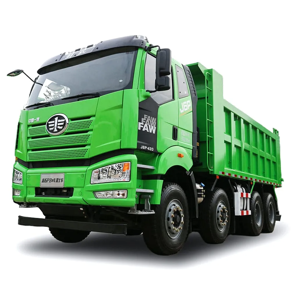 Used FAW dump truck inspected and ready for CIF export to Africa