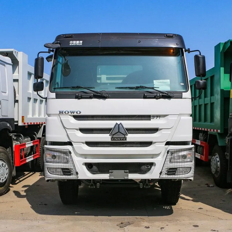 Used HOWO 371 6x4 dump truck ready for export, WD615.47 371HP engine