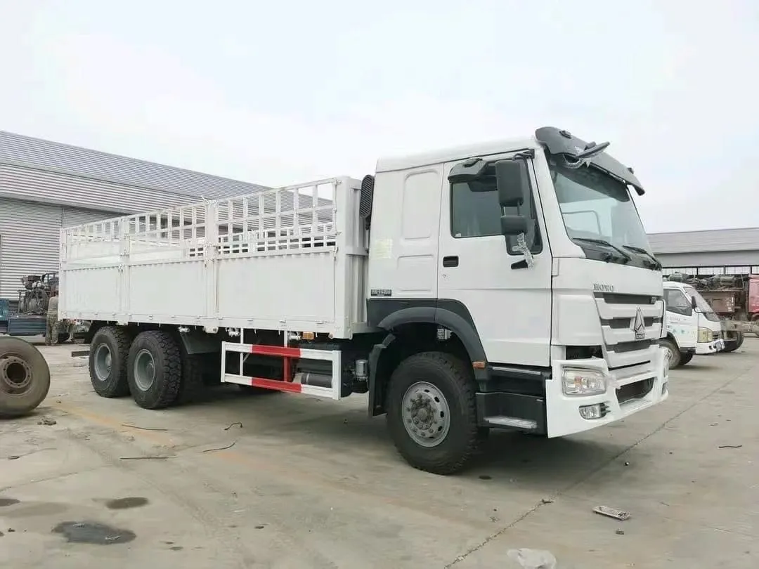 Used HOWO cargo truck inspected and ready for CIF export to Africa