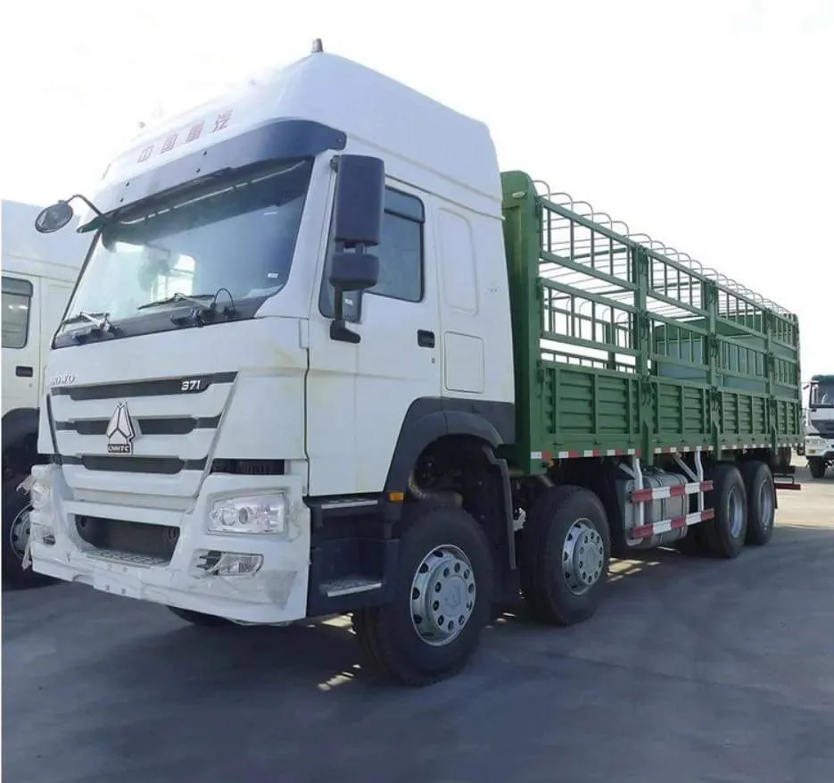 Used HOWO cargo truck lorry for export to West Africa